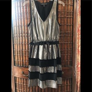 BCBG Max Azria lame party dress